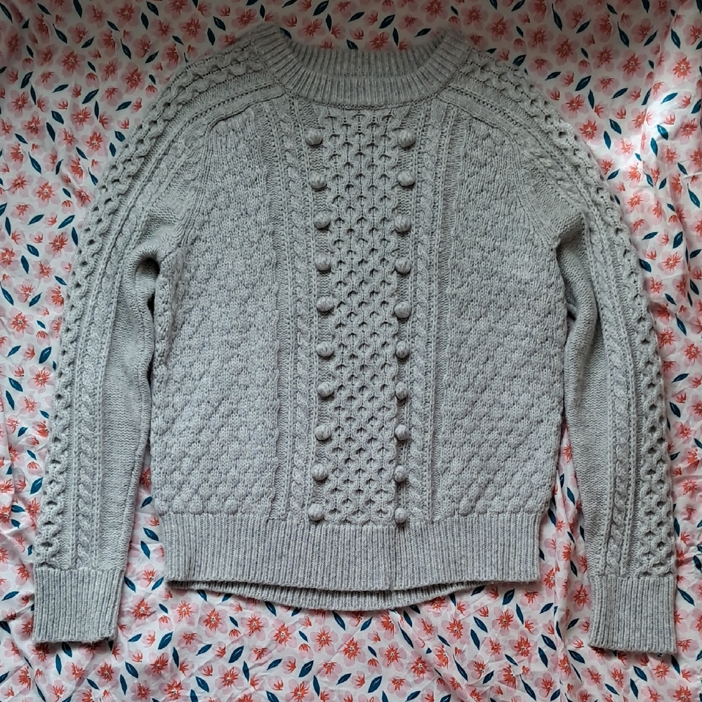 J. Crew Cable Knit Sweater